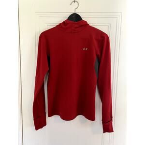 Under Armour Women's Red High Neck Athletic Shirt